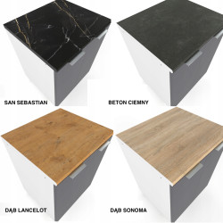 BLAT KUCHENNY PŁYTA LAMINOWANA DO KUCHNI BETON CIEMNY 80 CM