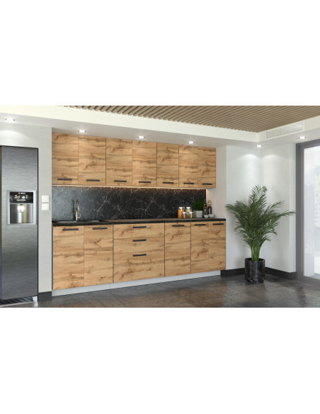 Szafka kuchenna wisząca górna 40 cm z 1 frontem Dąb Wotan | Meble kuchenne system EKO