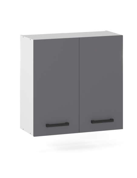 Szafka kuchenna wisząca górna 60 cm z 2 frontami Antracyt | Meble kuchenne system EKO