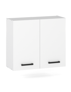 Szafka kuchenna wisząca górna 80 cm z 2 frontami Biały...