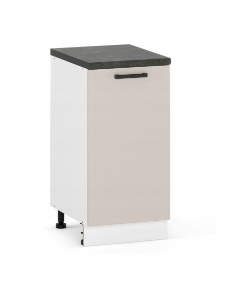 Szafka kuchenna dolna stojąca 40 cm z 1 frontem Kaszmir | Meble kuchenne system EKO