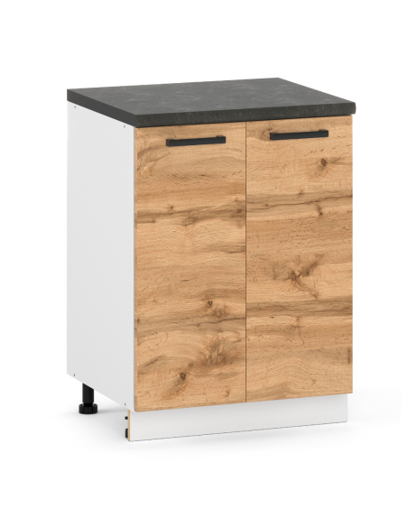 Szafka kuchenna dolna stojąca 60 cm 2 fronty Dąb Wotan | Meble kuchenne system EKO