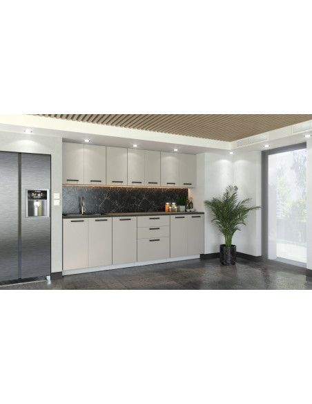 Szafka kuchenna dolna stojąca 60 cm 3 szuflady Kaszmir | Meble kuchenne system EKO