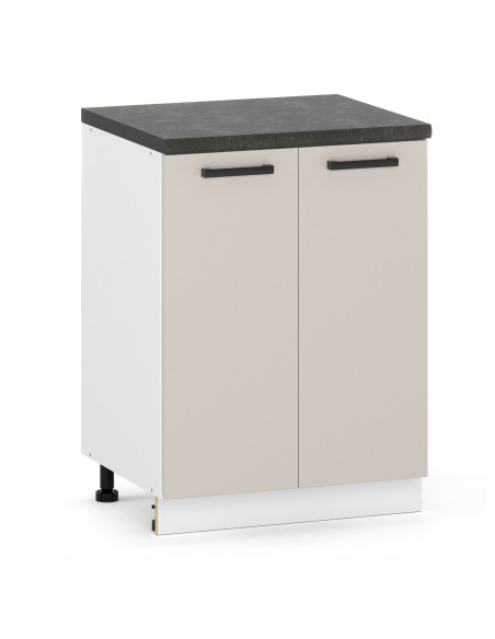 Szafka kuchenna dolna stojąca 60 cm 2 fronty Kaszmir | Meble kuchenne system EKO