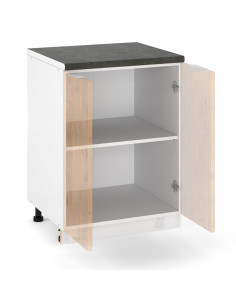 Szafka kuchenna dolna stojąca 60 cm 2 fronty Kaszmir |... 2