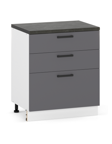 Szafka kuchenna dolna stojąca 80 cm 3...