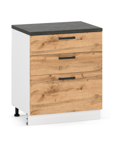 Szafka kuchenna dolna stojąca 80 cm 3...