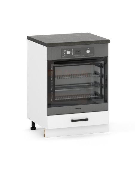 SZAFKA POD ZABUDOWE PIEKARNIKA, PIEKARNIK 60CM BIAŁY MAT