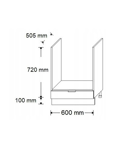 SZAFKA POD ZABUDOWE PIEKARNIKA,...