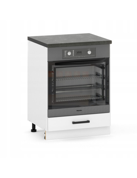 SZAFKA POD ZABUDOWE PIEKARNIKA, PIEKARNIK 60CM BIAŁY MAT