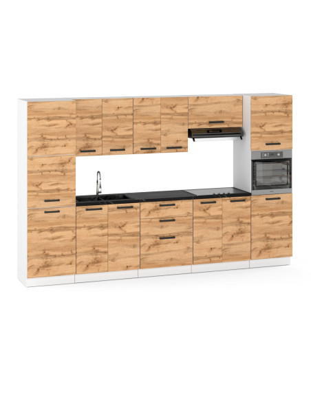 Szafka kuchenna dolna wysoka słupek pod piekarnik słup 60 cm 2 fronty Dąb Wotan | Meble kuchenne system EKO