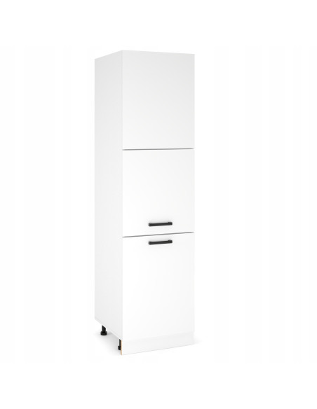 Szafka kuchenna dolna wysoka słupek gospodarczy słup 60 cm 3 fronty Biały Mat | Meble kuchenne system EKO