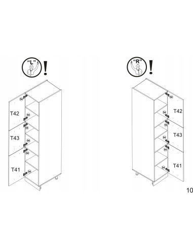 Szafka kuchenna dolna wysoka słupek...