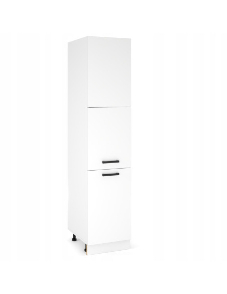 Szafka kuchenna dolna wysoka słupek gospodarczy słup 40 cm 3 fronty Biały Mat | Meble kuchenne system EKO