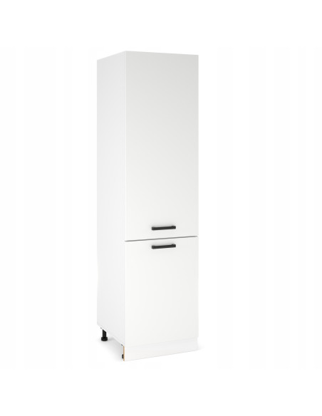 SZAFKA KUCHENNA STOJĄCA SŁUPEK KUCHENNY DO ZABUDOWY LODÓWKI BIAŁY MAT 60CM