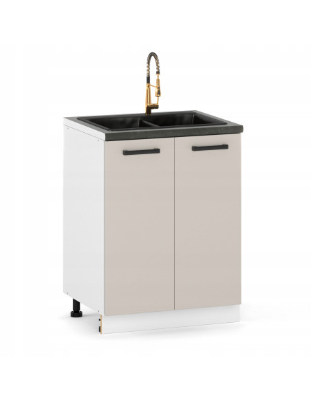 SZAFKA KUCHENNA DOLNA STOJĄCA POD ZLEW 60cm KASZMIR ZLEWOWA DO ZABUDOWY