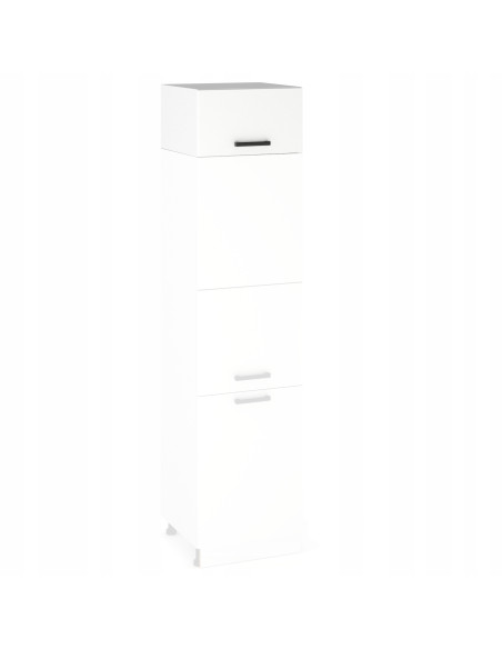 SZAFKA KUCHENNA WISZĄCA NADSTAWKA NAD LODÓWKĘ KOMIN PAWLACZ 60cm BIAŁY MAT