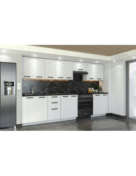 SZAFKA KUCHENNA FRONT DO ZABUDOWY ZMYWARKI 60CM BIAŁY MAT