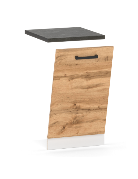 SZAFKA KUCHENNA FRONT DO ZABUDOWY ZMYWARKI 45CM DĄB WOTAN