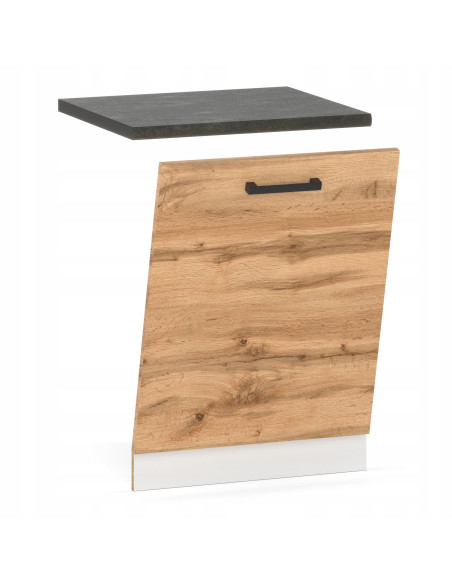 SZAFKA KUCHENNA FRONT DO ZABUDOWY ZMYWARKI 60CM DĄB WOTAN