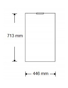 SZAFKA KUCHENNA FRONT DO ZABUDOWY ZMYWARKI 45CM KASZMIR 2