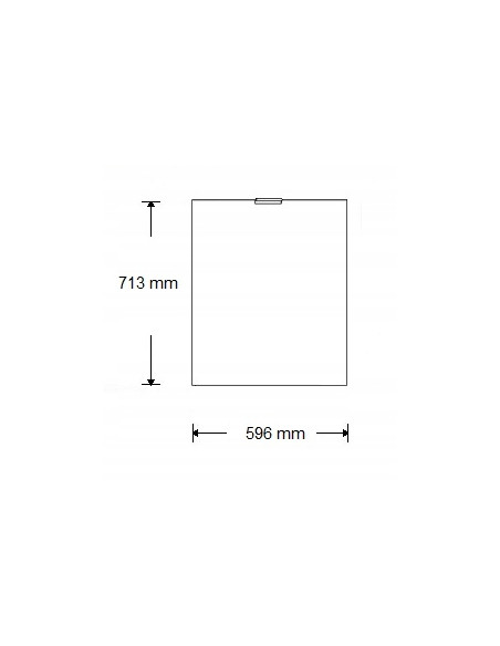 SZAFKA KUCHENNA FRONT DO ZABUDOWY ZMYWARKI 60CM KASZMIR