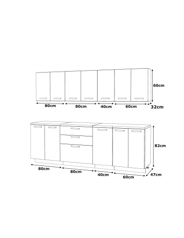 Meble kuchenne Zestaw mebli...
