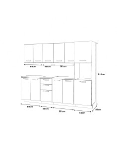 Meble kuchenne Zestaw mebli kuchennych Kuchnia Milan... 2