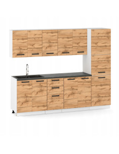 MEBLE KUCHENNE KUCHNIA ZESTAW SZAFKI SŁUPEK BLAT MILAN...