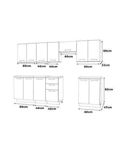 Meble kuchenne Zestaw mebli...