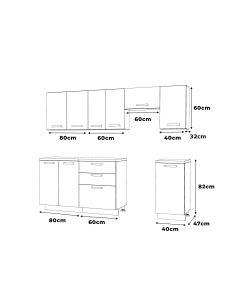 Meble kuchenne Zestaw mebli kuchennych Kuchnia Lizbona... 2
