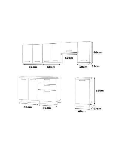 Meble kuchenne Zestaw mebli...