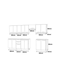 Meble kuchenne Zestaw mebli kuchennych Kuchnia Milan... 2