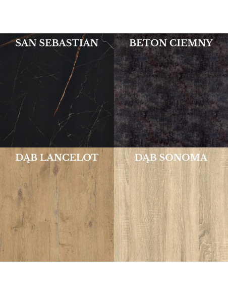 Meble kuchenne Zestaw mebli kuchennych narożnych Kuchnia Narożna 3m|szafka •regał •blat •słupek•zabudowa Antracyt 360cm