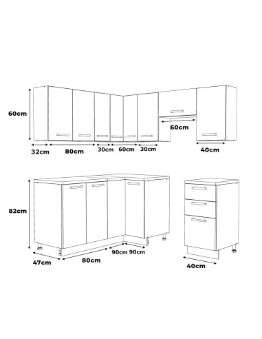Meble kuchenne Zestaw mebli...