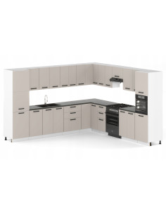 Meble kuchenne Zestaw mebli kuchennych narożnych Kuchnia...