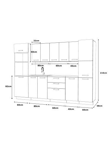 Meble kuchenne Zestaw mebli...