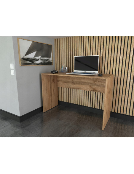 BIURKO SZKOLNE WOLNOSTOJĄCE 120 CM PROSTE KLASYCZNE STOLIK DĄB WOTAN