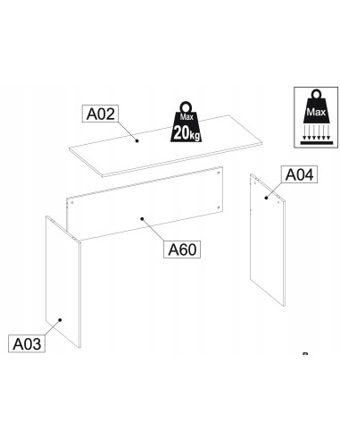 BIURKO SZKOLNE WOLNOSTOJĄCE 120 CM...