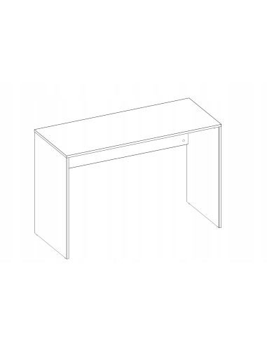 BIURKO SZKOLNE WOLNOSTOJĄCE 120 CM...