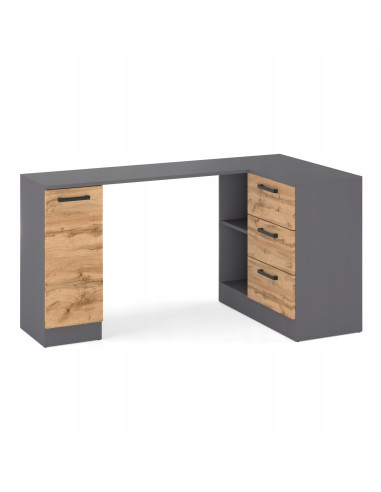 BIURKO NAROŻNE NOWOCZESNE SZUFLADY...