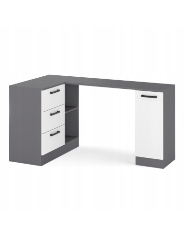 BIURKO NAROŻNE NOWOCZESNE SZUFLADY...