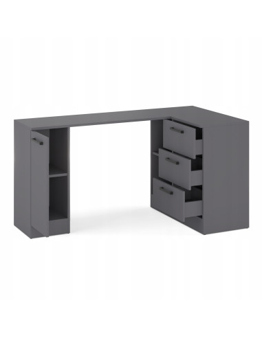 BIURKO NAROŻNE NOWOCZESNE SZUFLADY...