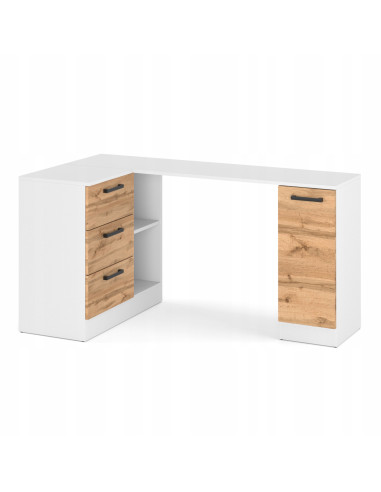 BIURKO NAROŻNE NOWOCZESNE SZUFLADY...