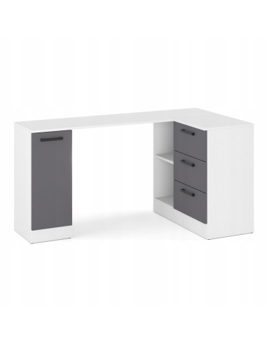 BIURKO NAROŻNE NOWOCZESNE SZUFLADY...