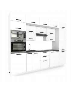 MEBLE KUCHENNE KUCHNIA ZESTAW SŁUPEK PIEKARNIK MIKROFALA...