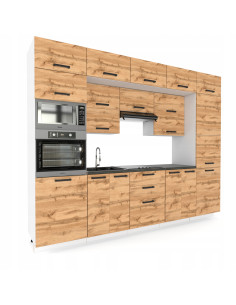 MEBLE KUCHENNE KUCHNIA ZESTAW SŁUPEK PIEKARNIK MIKROFALA...