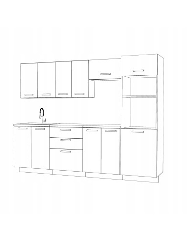 MEBLE KUCHENNE KUCHNIA ZESTAW...